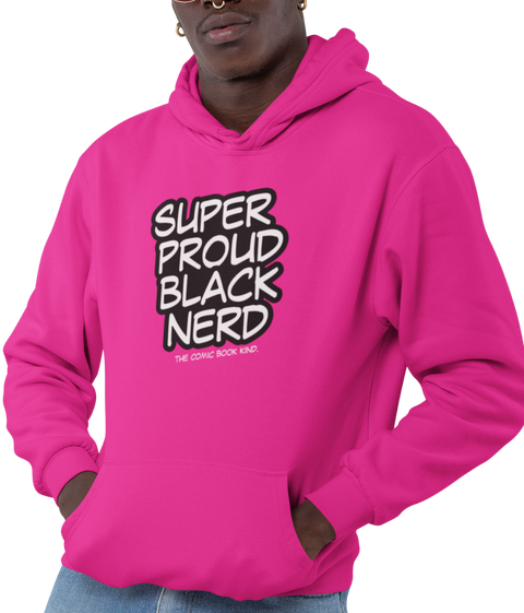 Super Proud Black Nerd Hoodie (Men) - Rookie