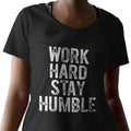 Work Hard, Stay Humble (Women's V-Neck)