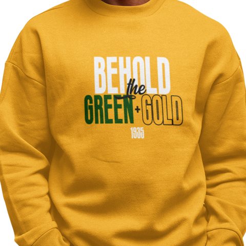 Behold The Green & Gold (Men's Sweatshirt)