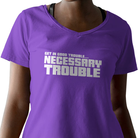 Necessary Trouble - NextGen - Solid Edition (Women's V-Neck)