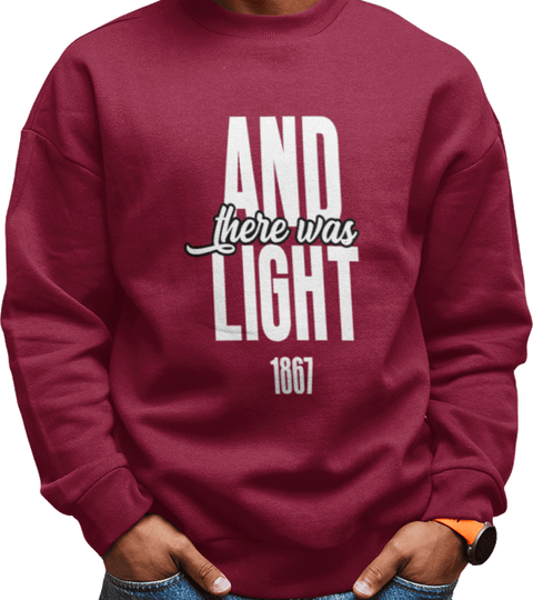 And There Was Light (Men's Sweatshirt)