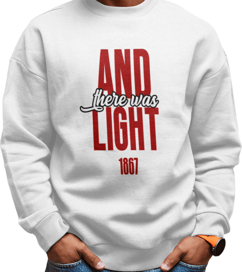 And There Was Light (Men's Sweatshirt)