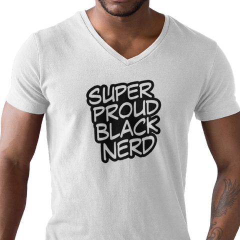 Super Proud Black Nerd (Men's V-Neck) - Rookie