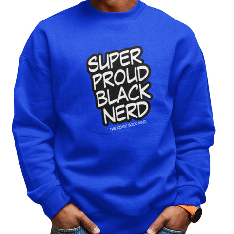 Super Proud Black Nerd (Men's Sweatshirt)