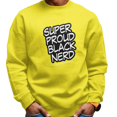 Super Proud Black Nerd (Men's Sweatshirt)