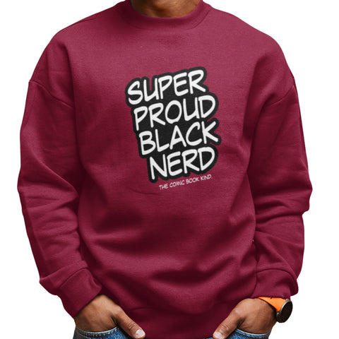 Super Proud Black Nerd (Men's Sweatshirt)