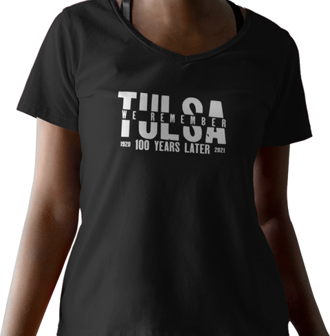 Tulsa Centennial (Women's V-Neck)