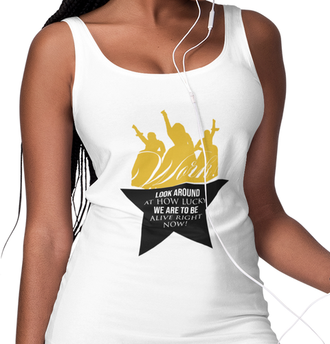 "Work" Inspired by Hamilton - Special Edition Gold (Women's Tank)