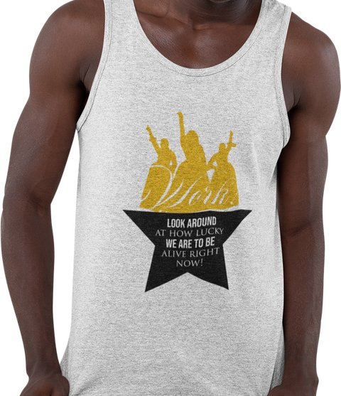 "Work" Inspired by Hamilton - Special Edition Gold (Men's Tank)