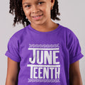 Juneteenth - White Letters (Girl's)