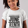 Juneteenth - White Letters (Girl's)